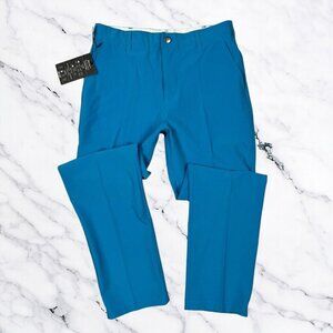 Short Par 4 Pavin Golf Pants Size 30x30 Men's Bright Ocean Blue Stretch